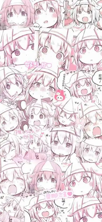 壁纸动漫拼接元气少女缘结神