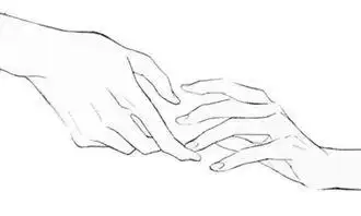 牵手简笔画 小朋友手牵手简笔画