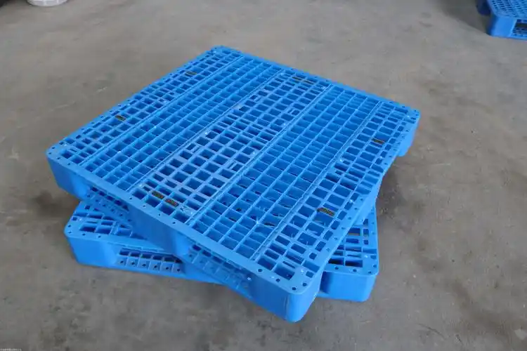 网格川字塑料托盘塑胶卡板物流防潮垫板加厚仓库地台板叉车托盘