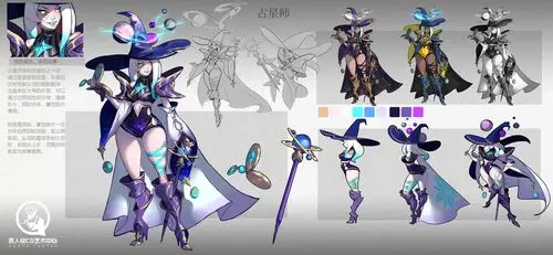 匠人绘19年秋游戏原画角色设计研修班 学员作业节选1