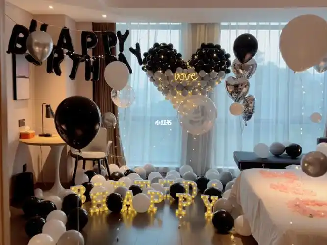 东莞虎门酒店房间生日惊喜派对布置