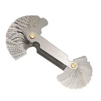 不锈钢公英制牙规螺纹规牙距规螺纹样板52件套