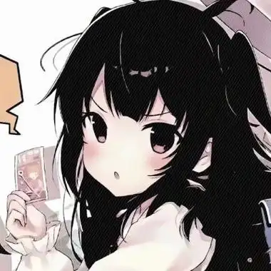 可爱黑色系个性动漫女头-动漫头像 - 壁纸之家