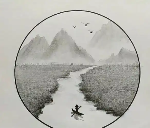 山水素描 - 美篇