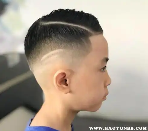 8个月男宝宝简单好看发型八个月宝宝剃头发型图