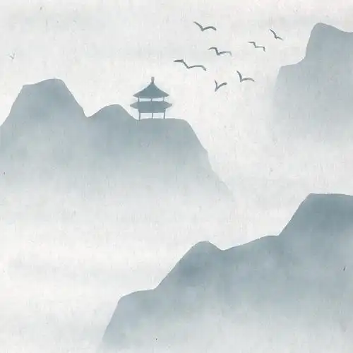 中国风水墨风景画