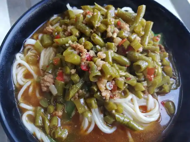 肉沫酸豆角面