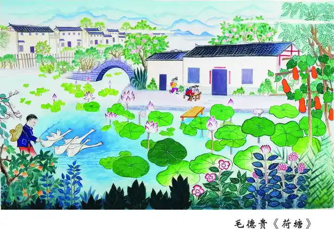 用简阳农民画好乡村振兴新场景