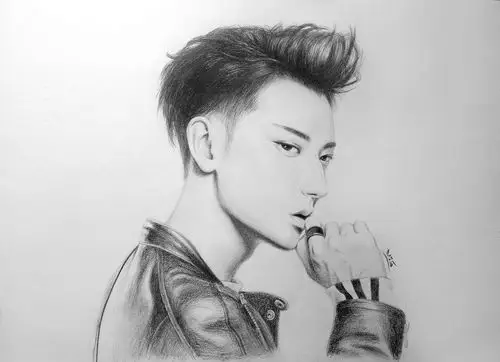 素描黄子韬|纯艺术|绘画|mzgmzg - 原创作品 - 站酷 (zcool)