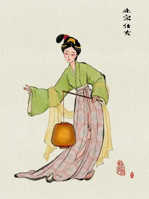 古风 国画人物 装束复原 -汉民族历朝代服饰