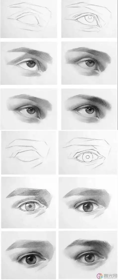 人物素描入门步骤图人物素描入门教程