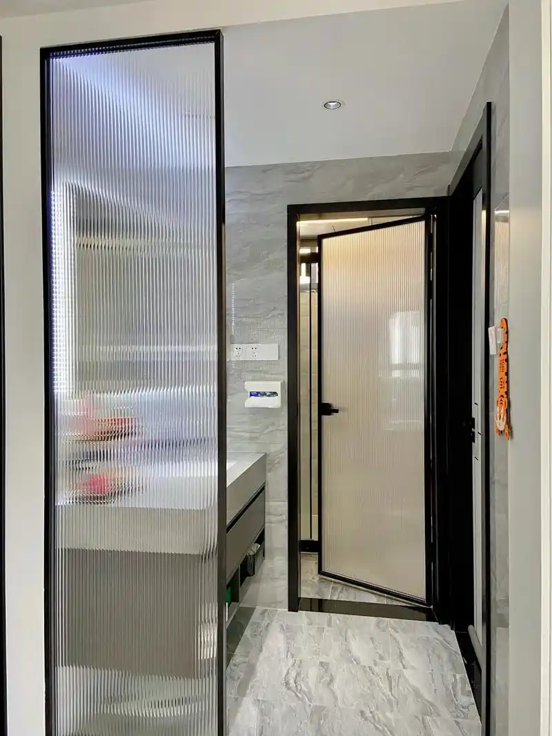 长虹玻璃隔断式干湿分离卫生间,你们想要的尺寸来啦～ #卫生间 - 抖音