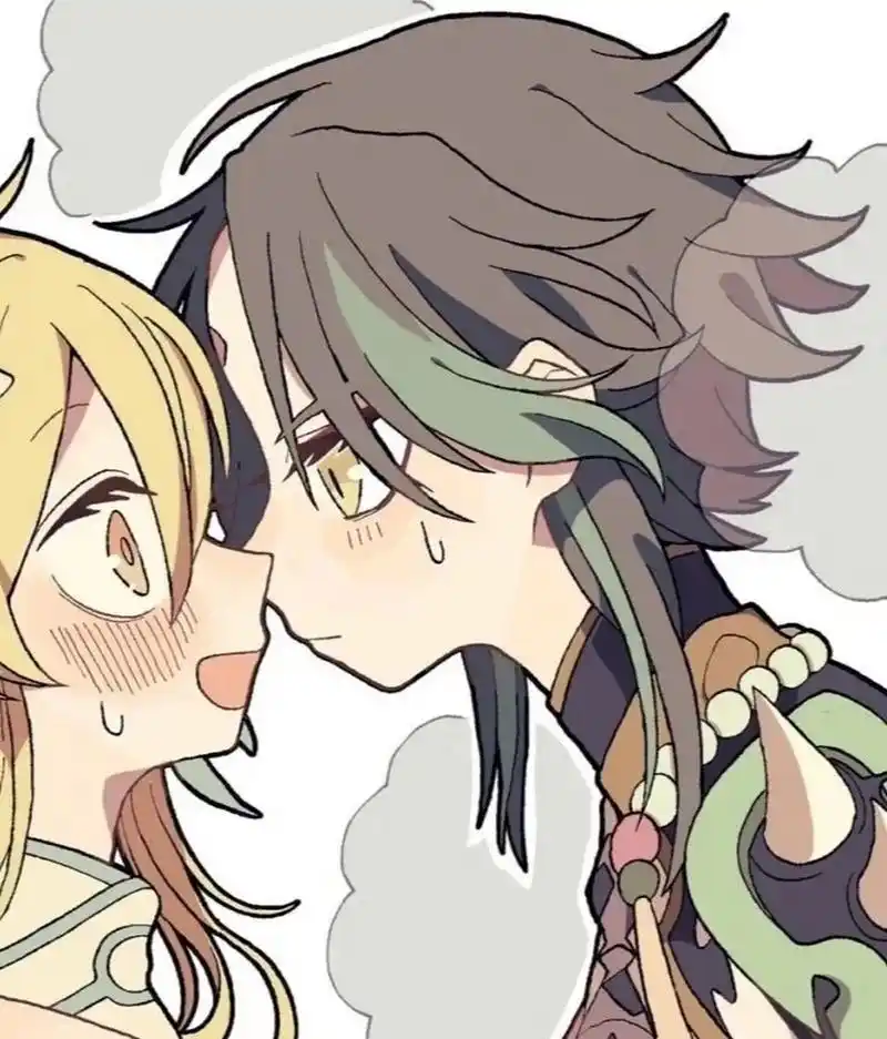 雷请划走 玩一个游戏吧:在评论区里说一对原神cp,我来评论是磕,还行