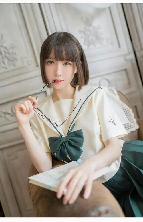 制服现货幽兰夏服原创正统jk短袖水手甜美学生校服