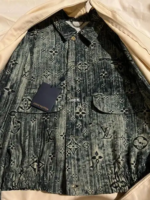 现货lv秋冬新款牛仔夹克外套