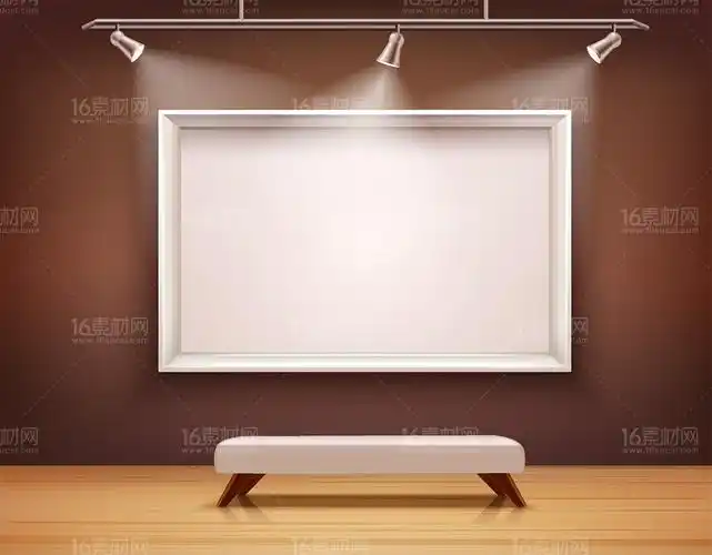 精美空白展板设计矢量素材