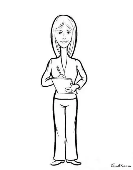 画一个人全身的简笔画