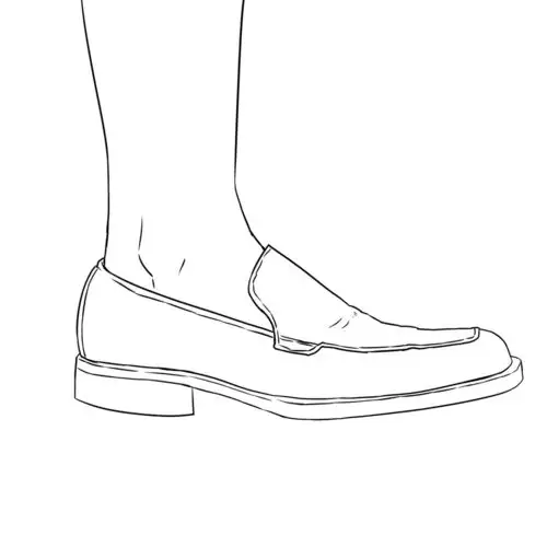 233张穿鞋的脚部素材