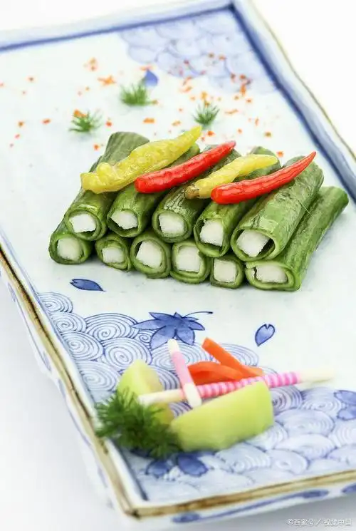 青瓜摆盘怎么切好看|黄瓜|凉拌|切法|菜肴|适量清水_网易订阅