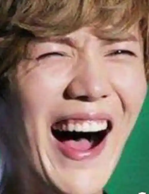 难怪鹿晗总不哈哈大笑,看到他唯一一张"大笑照",丑到判若两人_公司