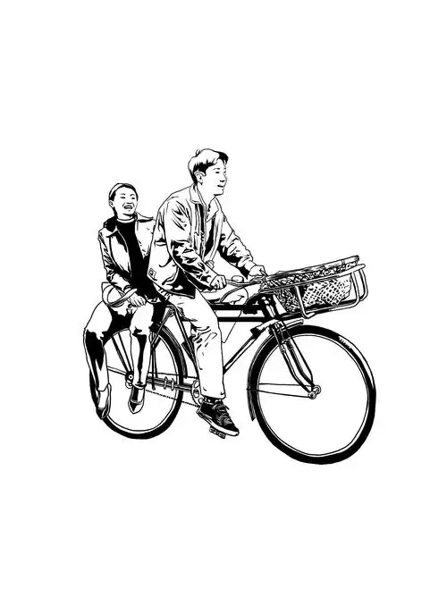 手绘电影海报甜蜜蜜