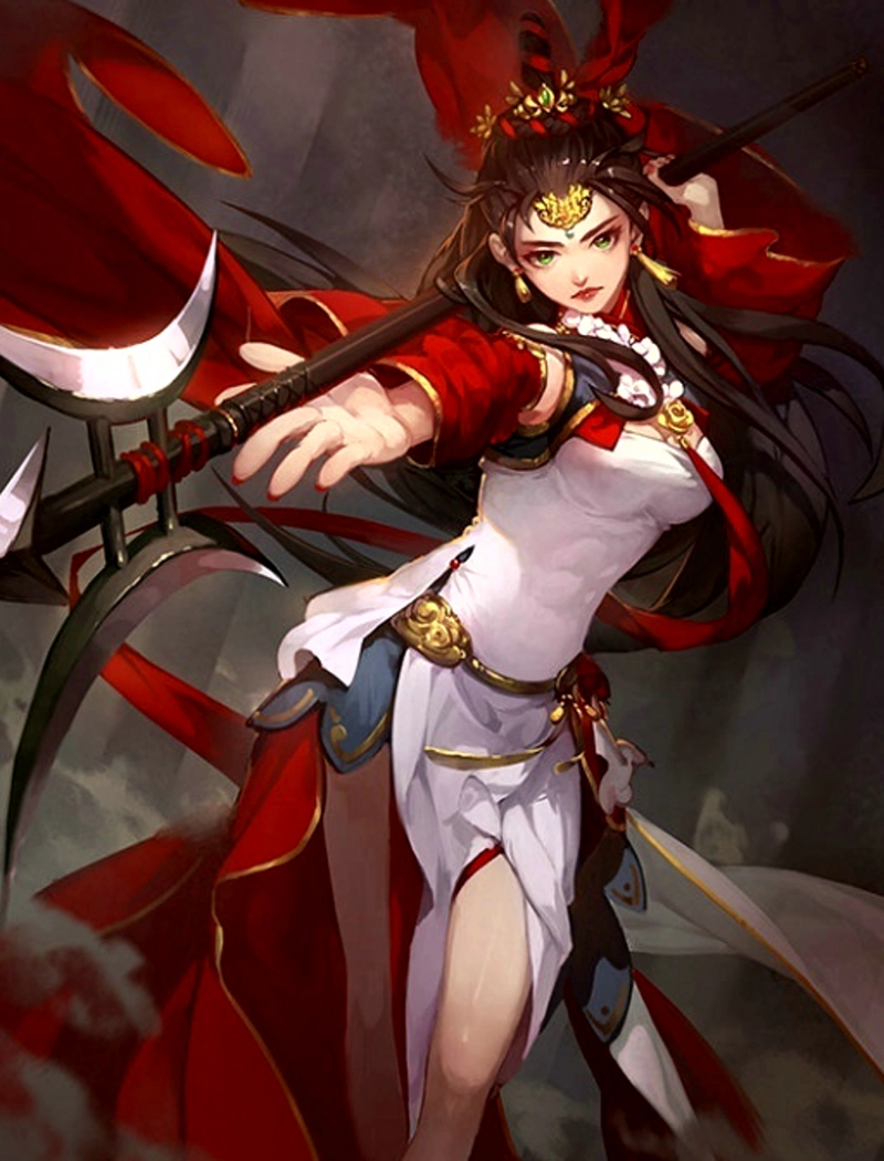 古风动漫超美女将军:散乱的悲伤,无处安放!