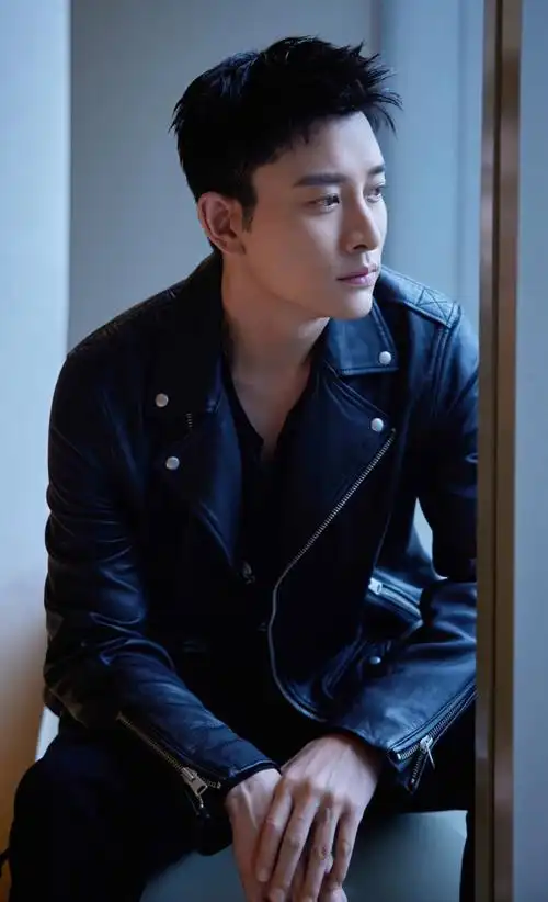 贾乃亮《怎么办!脱口秀专场》造型写真公开 黑衣帅哥若有所思