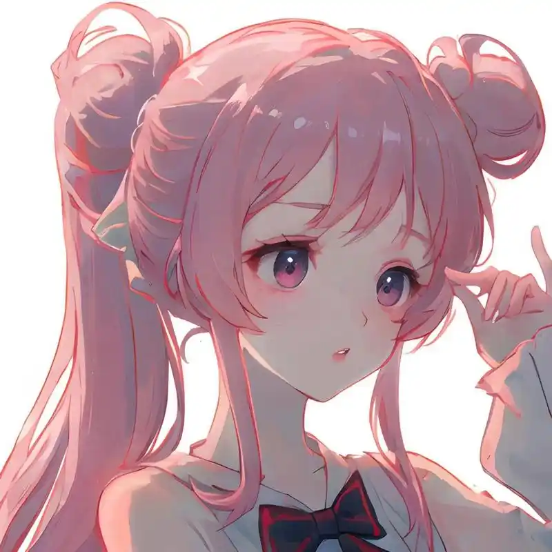 粉色可爱头像·招桃花女生头像