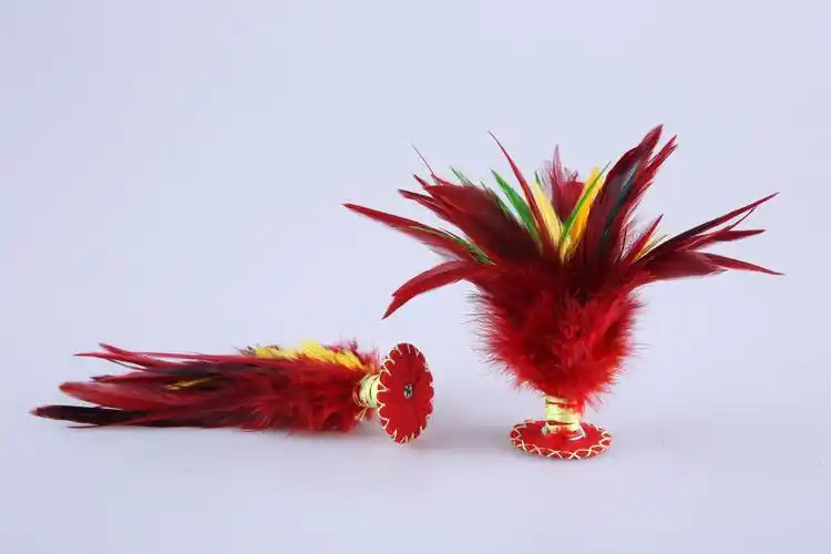 鸡毛毽子批发 手工缝制手工艺品健身用品 怀旧物品diy手工毽