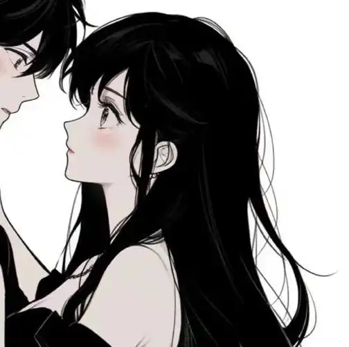 余生很短,去爱那个一见你就笑的人动漫头像    情侣头像