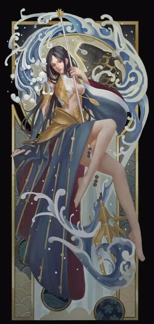 佛系女性夜叉与浮世绘的设计融合