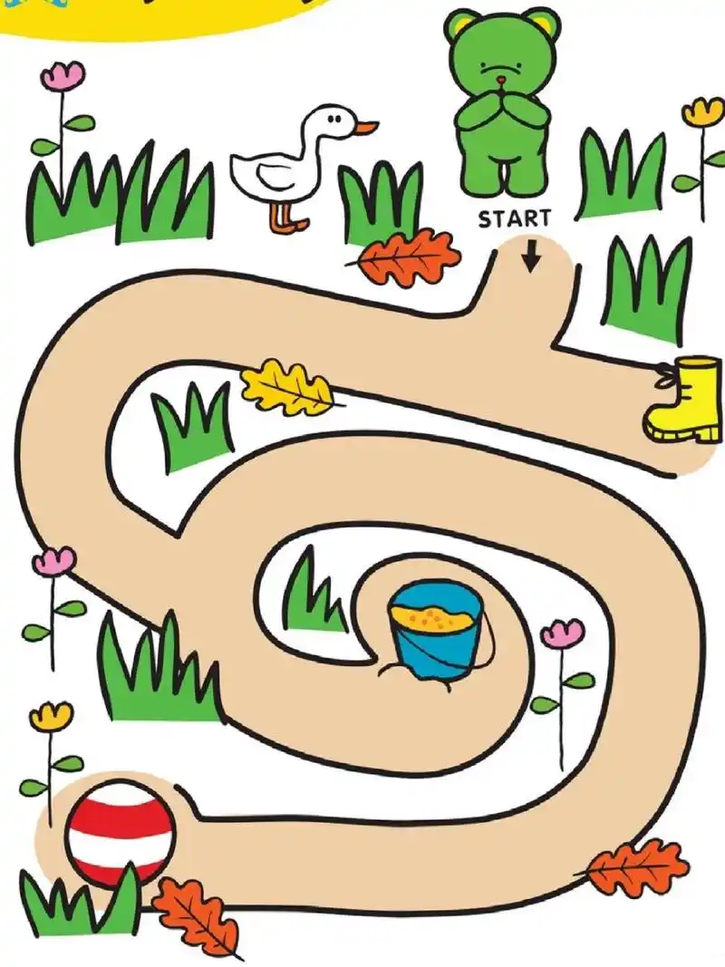 幼儿园益智区自制玩教具《迷宫》 趣味迷宫 幼儿园迷宫游戏