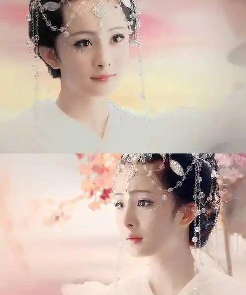 当女星穿上古装,同是飘逸仙女风,赵丽颖显可爱,她仙气满满(一)_造型