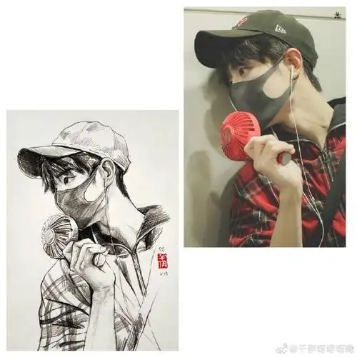 我画的就是肖战##肖战我喜欢你