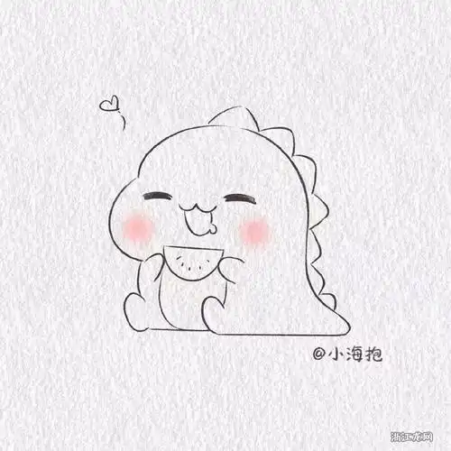 可爱卡通人物头像简笔画图片