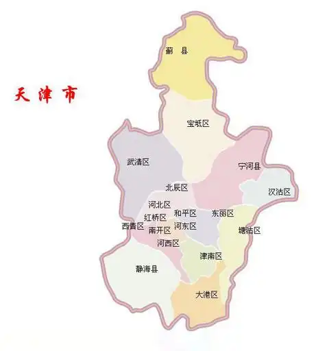 天津市东丽区,河东区,河西区,和平区,南开区,西青区,静海县,滨海新区