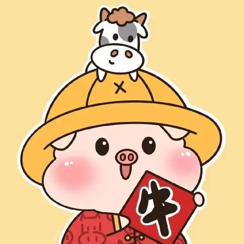 2021过年喜庆好运必备单人闺蜜情侣头像