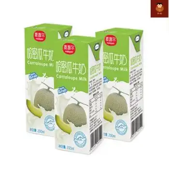 麦趣尔酸奶麦趣尔哈密瓜牛奶中老年补钙风味早餐奶200ml装哈密瓜5核桃
