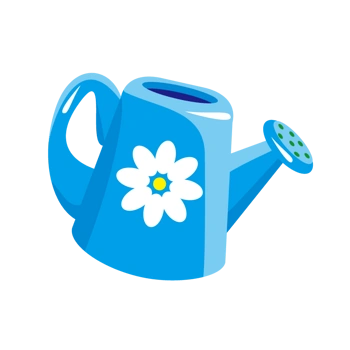 水壶花卡通矢量素材