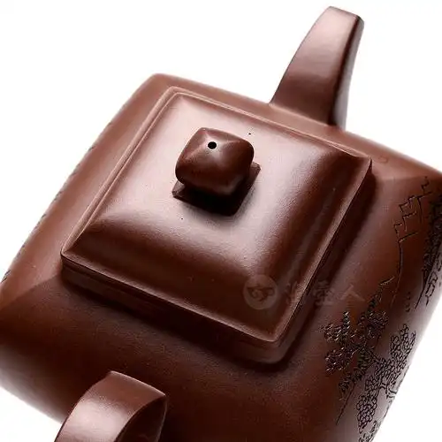 宜兴名家施小马紫砂壶作品《四方鼓腹壶》原矿全手工优惠全场包邮真品