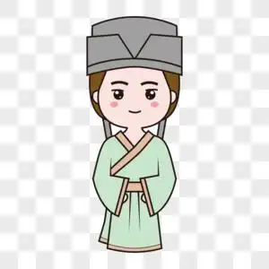 q版卡通汉服男生图片素材
