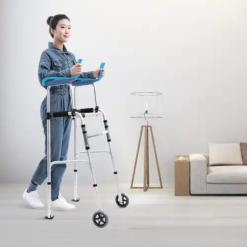 老人助行架辅助行走康复站立臂托残疾人助步走器助行器器械