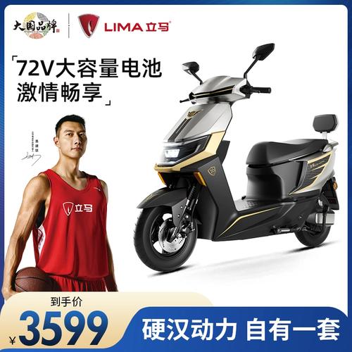 新款 立马电动摩托车双人电瓶车72v大功率高速电动车二轮车极昂优惠券