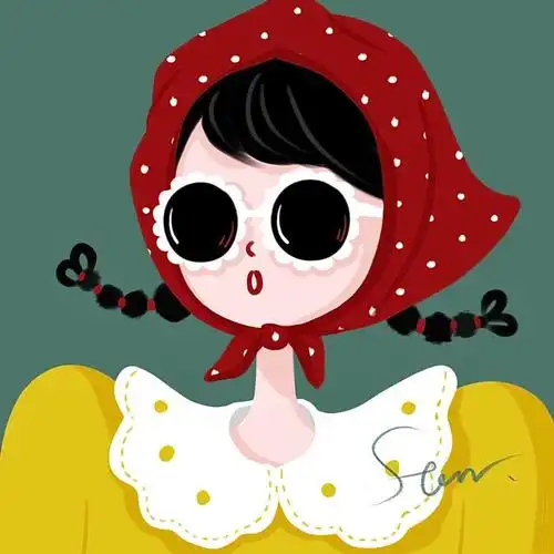 小红帽女生头像方图
