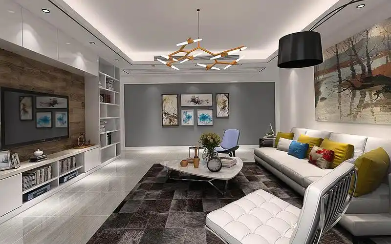 图装修效果图_现代简约风格装修效果图装修样板间_保障网装修效果图