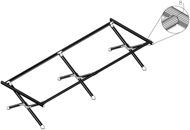 一种折叠床的制作方法