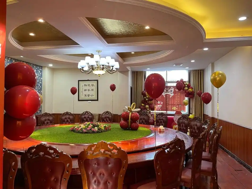 中国风周岁宴生日派对气球布置包厢霍邱 #宝宝周岁百日宴灵感库
