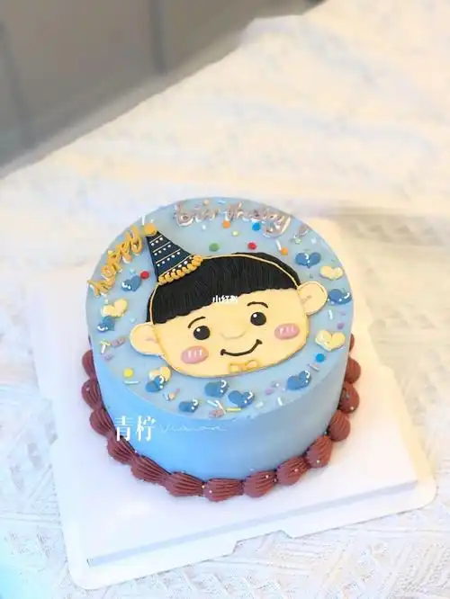 6寸男孩蛋糕