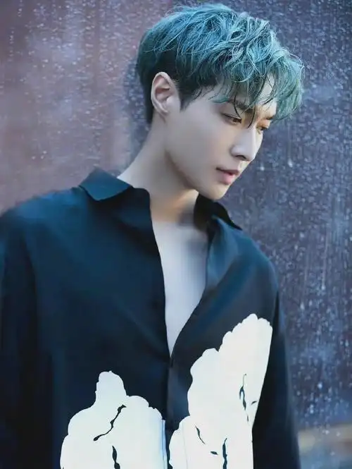 男明星绝美"发色":王一博鹿晗视觉盛宴,网友:爱豆就是要染发