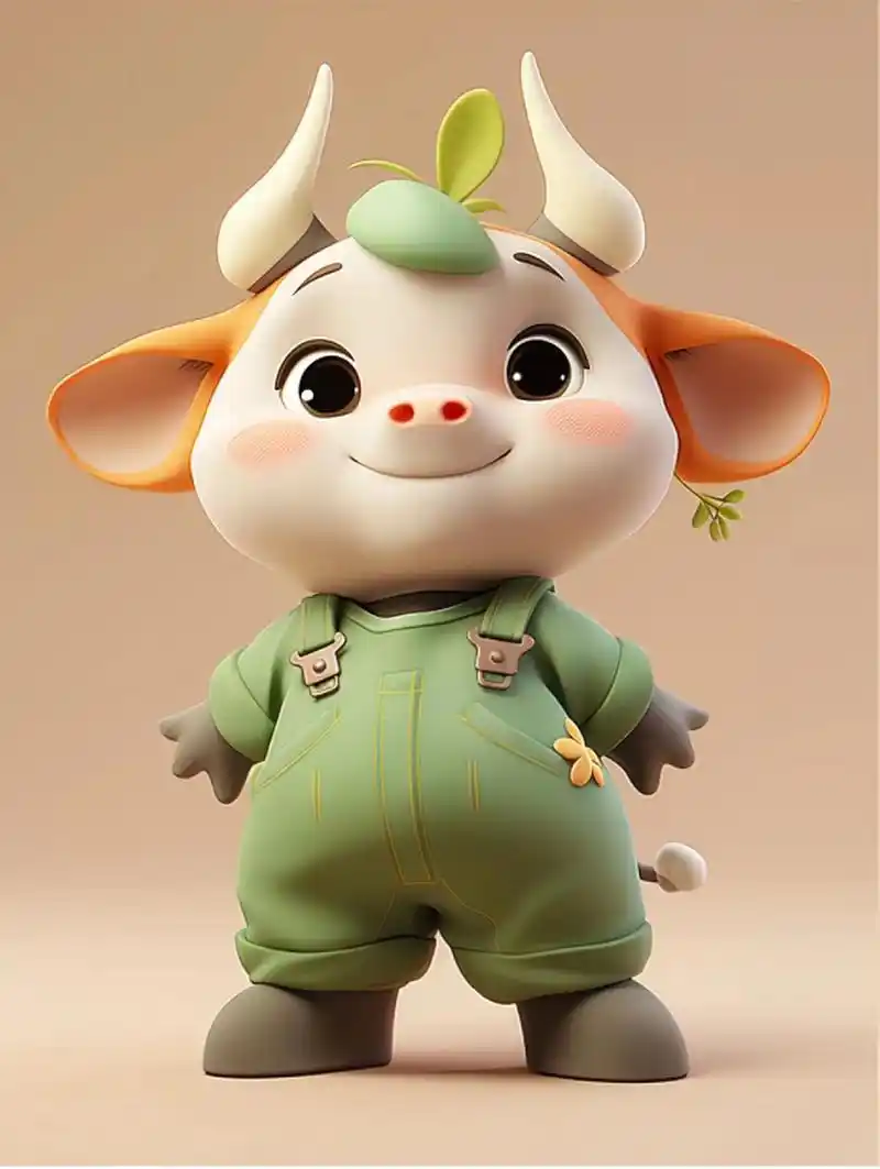 清凉一夏小黄牛#卡通 #动画  #治愈系 #萌宠出道计划 # - 抖音